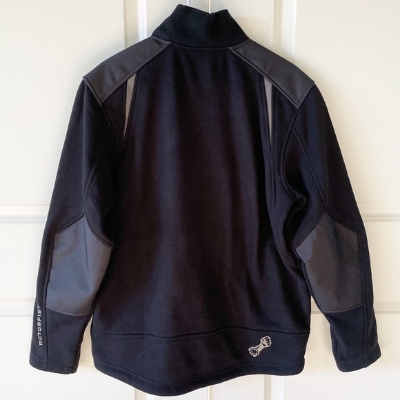 Motorfist Rogue Black Fleece Jacket Size Medium - Picture 9 of 11